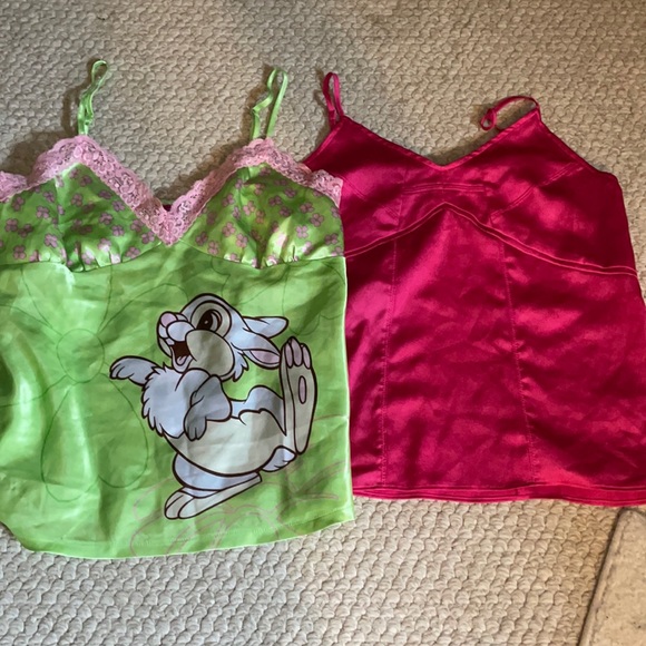 Set of Two Silk Tanks - Picture 1 of 5